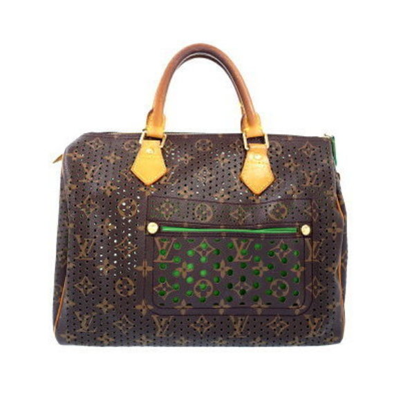 Louis Vuitton Monogram Perforated Speedy Handbag - Picture 1 of 8